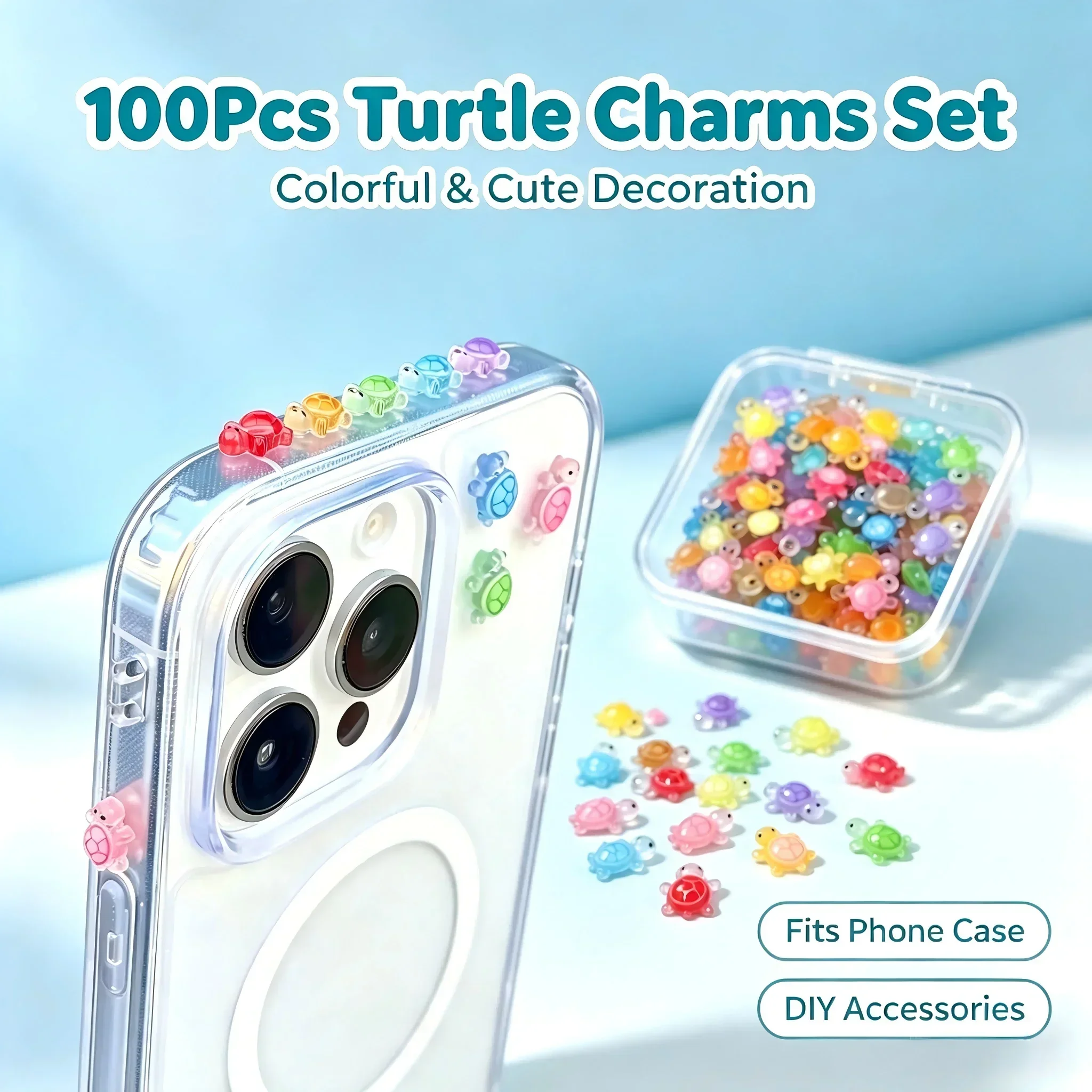 Resin Crafts Diy - 100 piezas/ Dijes de resina de