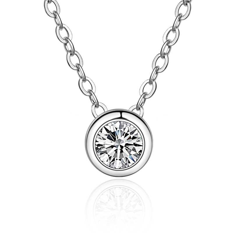 Pendientes de tuerca con moiss - Bezels Set Pendant reseña y precio